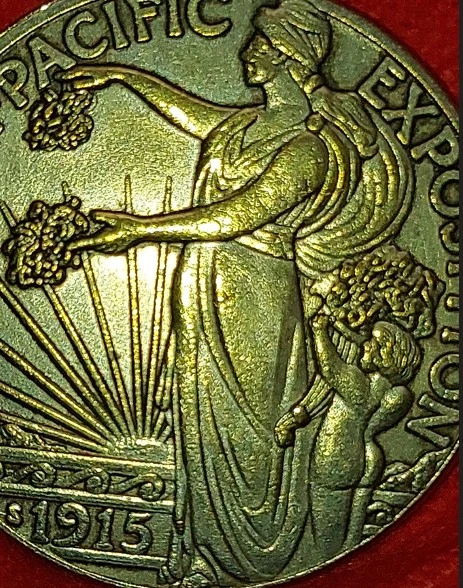 1915-Half-Dollar-Jeton,-Ketone,-Or-Counterfeit-Coin
